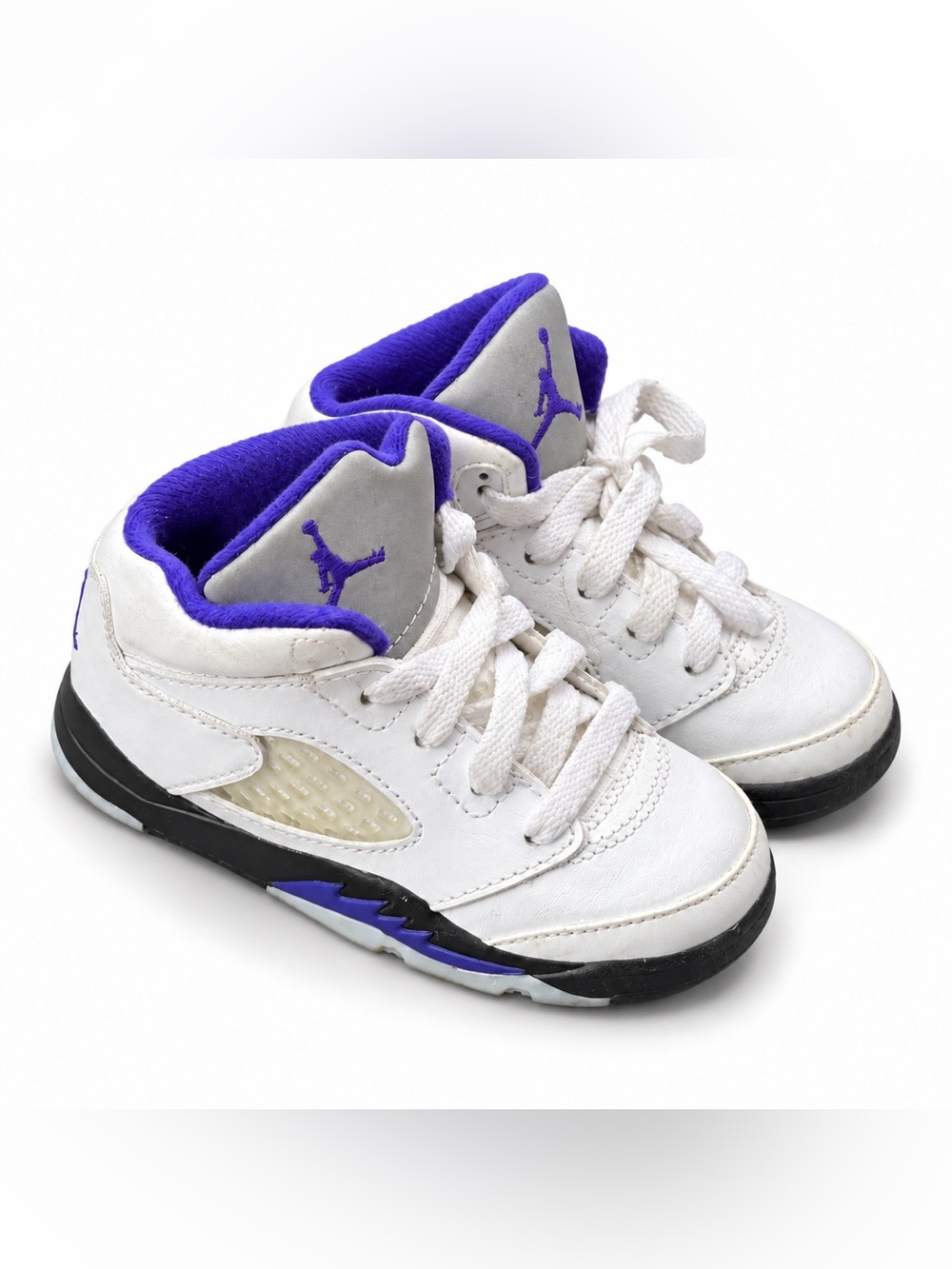 Air Jordan 5 White/Purple – Toddler Size 6C